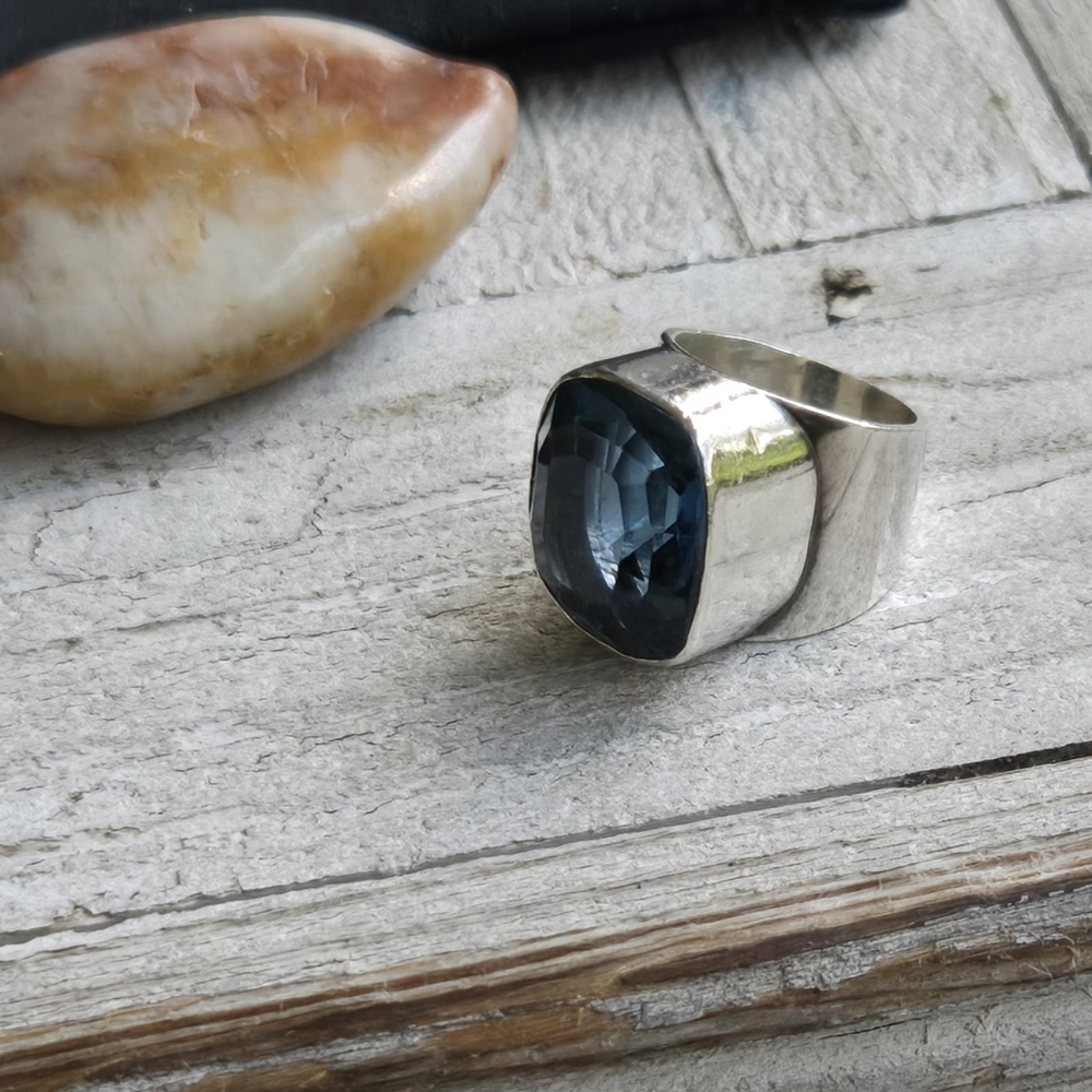 Sterling Silver Wide Band Ring